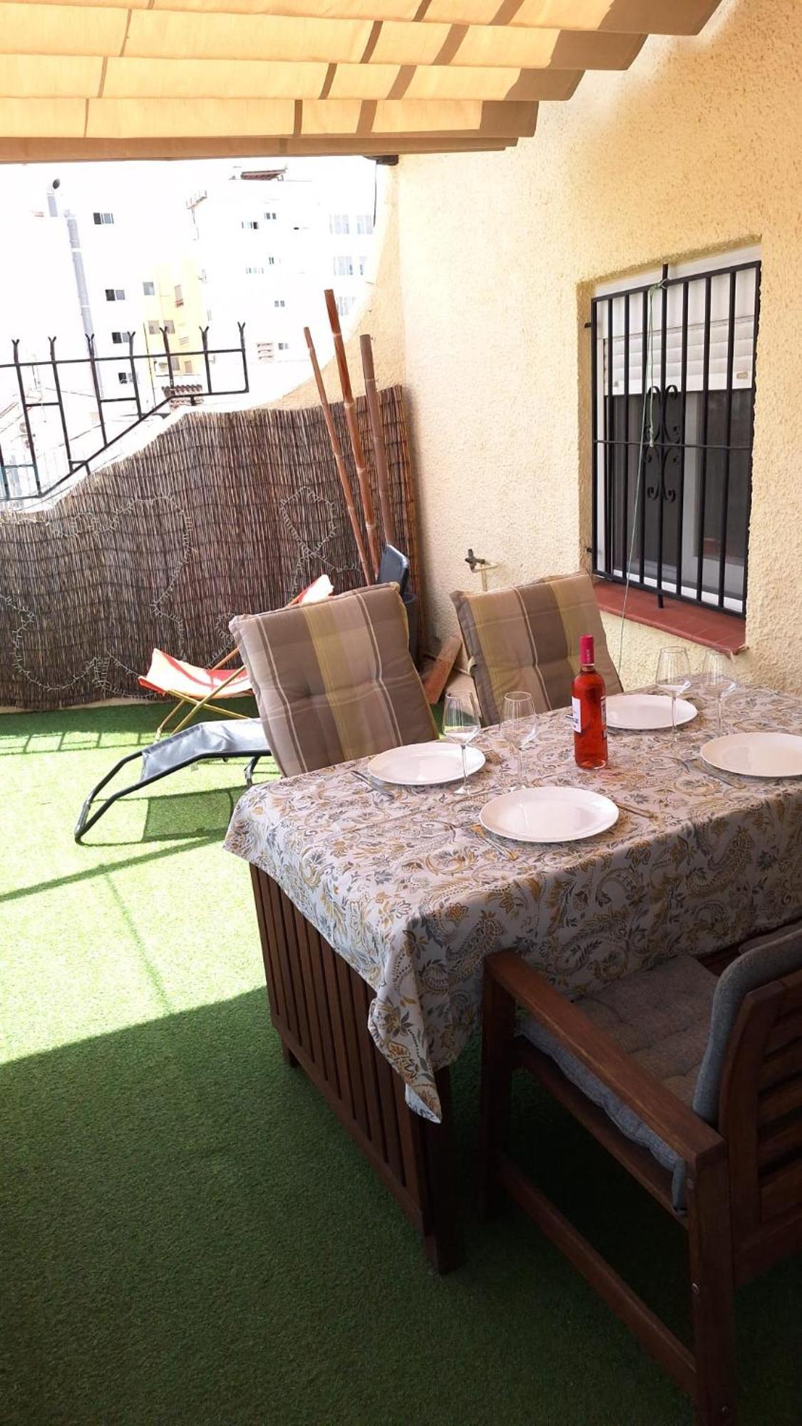 Апартаменты Atico Centrico, 50M De La Playa, Vista Al Mar, Wifi Fibra, Gran Terraza Кальпе Экстерьер фото