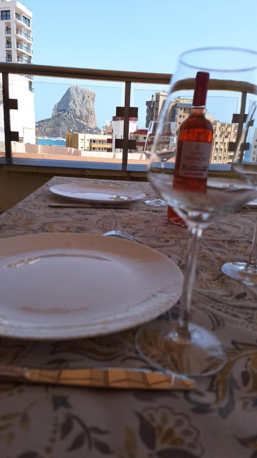 Апартаменты Atico Centrico, 50M De La Playa, Vista Al Mar, Wifi Fibra, Gran Terraza Кальпе Экстерьер фото